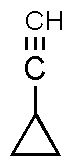 Cyclopropylacetylene, 97% (Custom work)