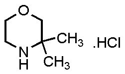 3,3-Dimethylmorpholine hydrochloride, 95% (Custom work)