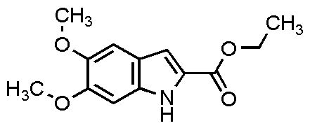Ethyl 5,6-dimethoxyindole-2-carboxylate, 94% (Custom work)
