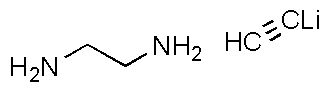 Lithium acetylide, ethylenediamine complex, 90%