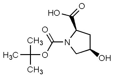N-Boc-cis-4-hydroxy-D-proline, 97% (Custom work)