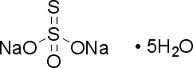 Sodium thiosulfate pentahydrate, 98%