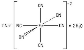 Sodium nitroprusside dihydrate